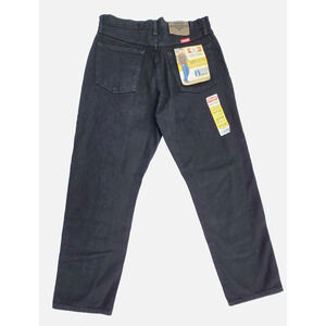 Wrangler Five Star Premium Denim Men's Jeans Relaxed Fit 33X30 Black, New